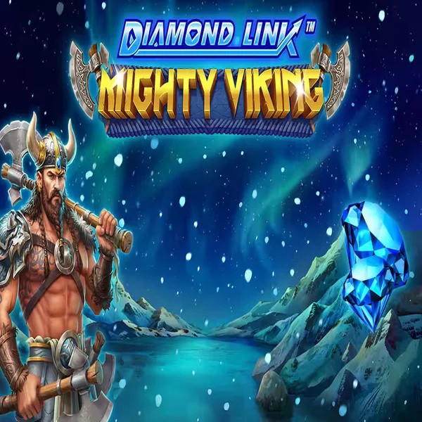 Slots logo of Diamond Link Mighty Viking from Greentube at Fieryplay Casino