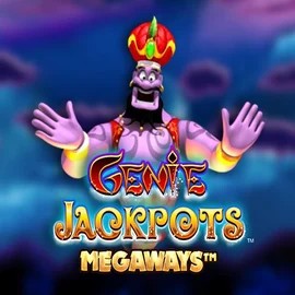 Logo of Genie Jackpots Megaways from Blueprint Gaming at Fieryplay Casino