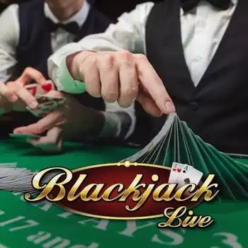 Live Blackjack slot visual from Evolution available on fieryplays.eu