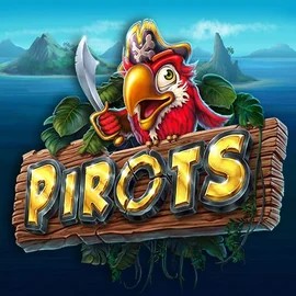 Pirots slot logo by ELK Studios at Fieryplay CasinoPirots