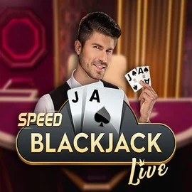 Speed Blackjack logo by Pragmatic Play at Fieryplay Casino